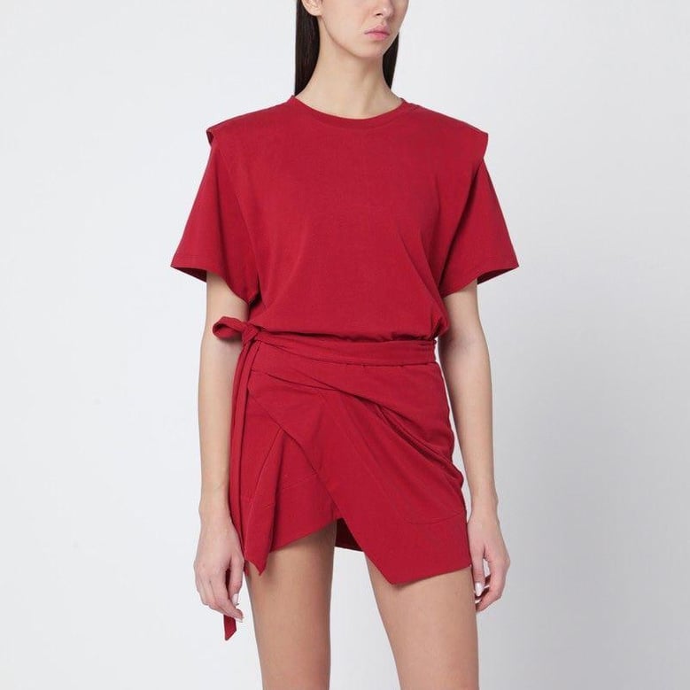 cherrycoloured zelitos cotton tshirt by Selfnex