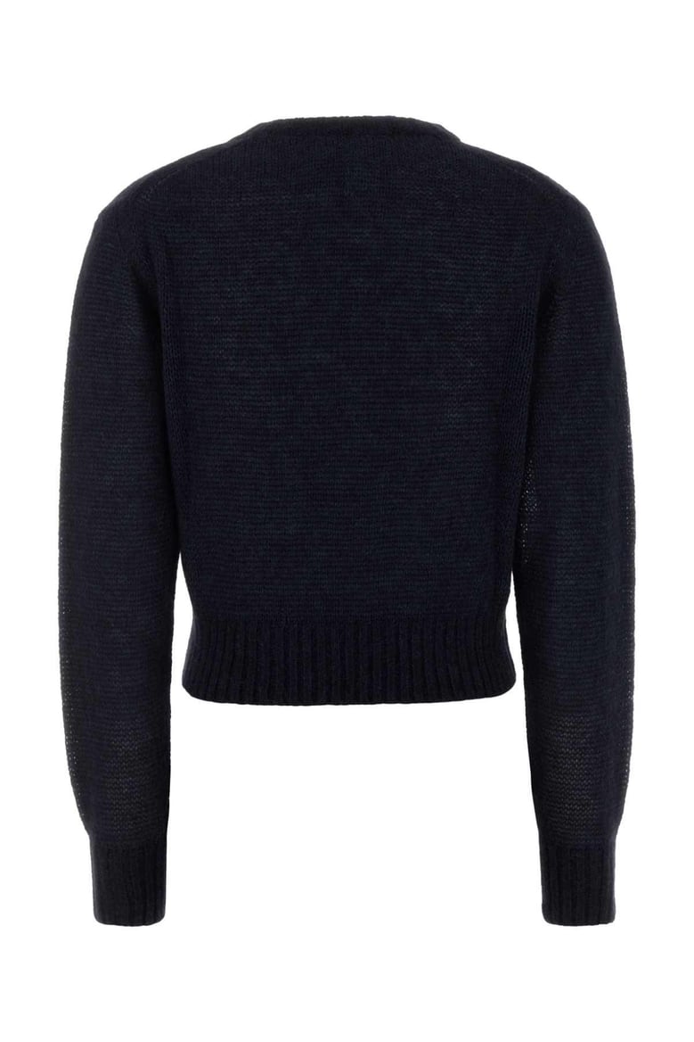 navy blue alpacablend sweater by Selfnex