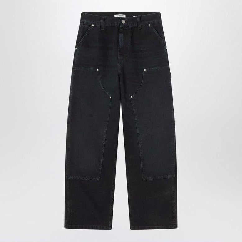 black brandon double knee pant by Selfnex