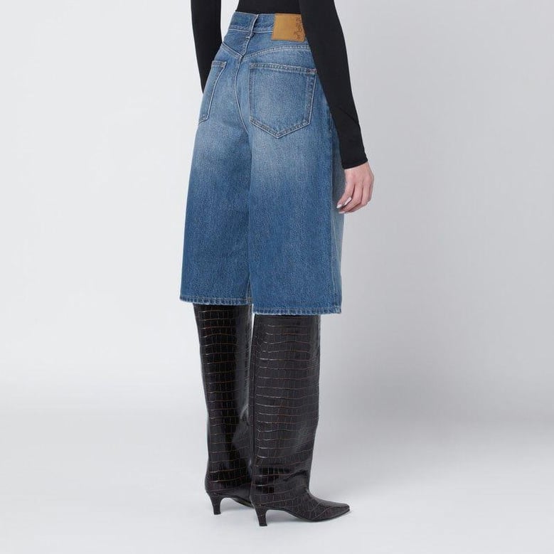 blue becky bermuda shorts by Selfnex
