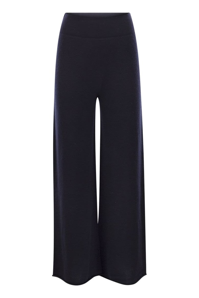 cashmere wide-leg trousers by Selfnex