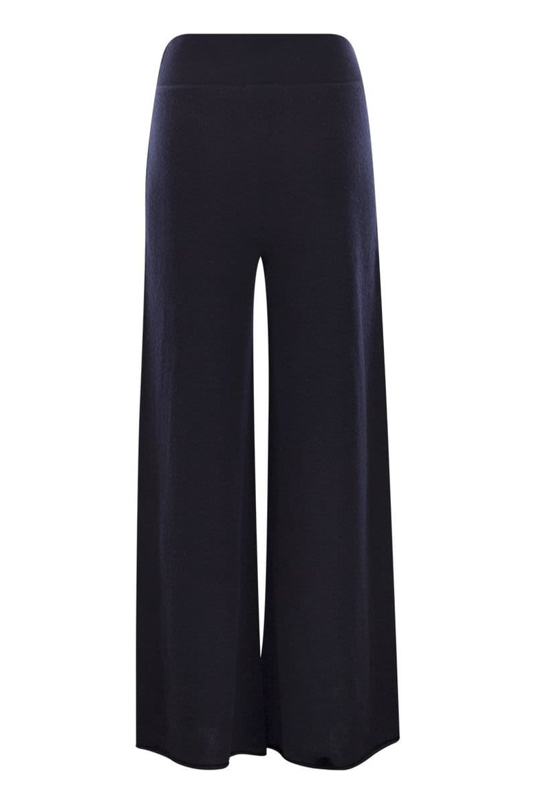 cashmere wide-leg trousers by Selfnex
