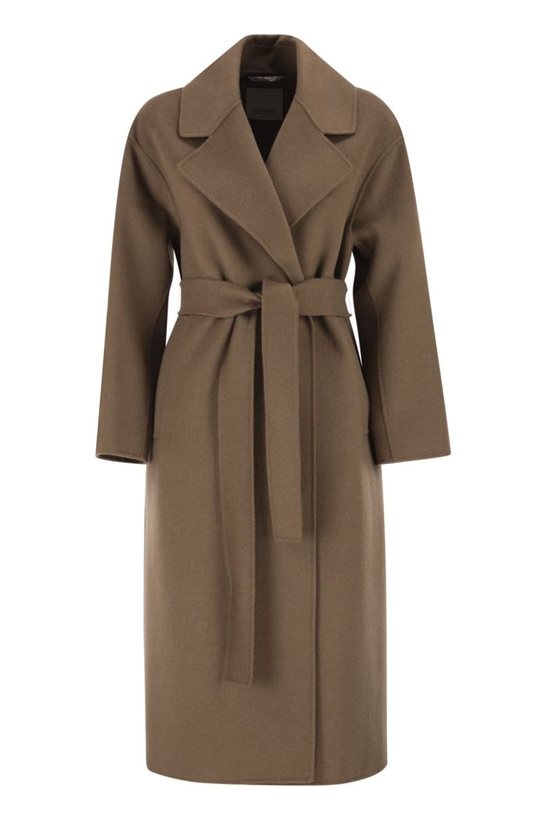 smmhobby - long wool drape coat by Selfnex