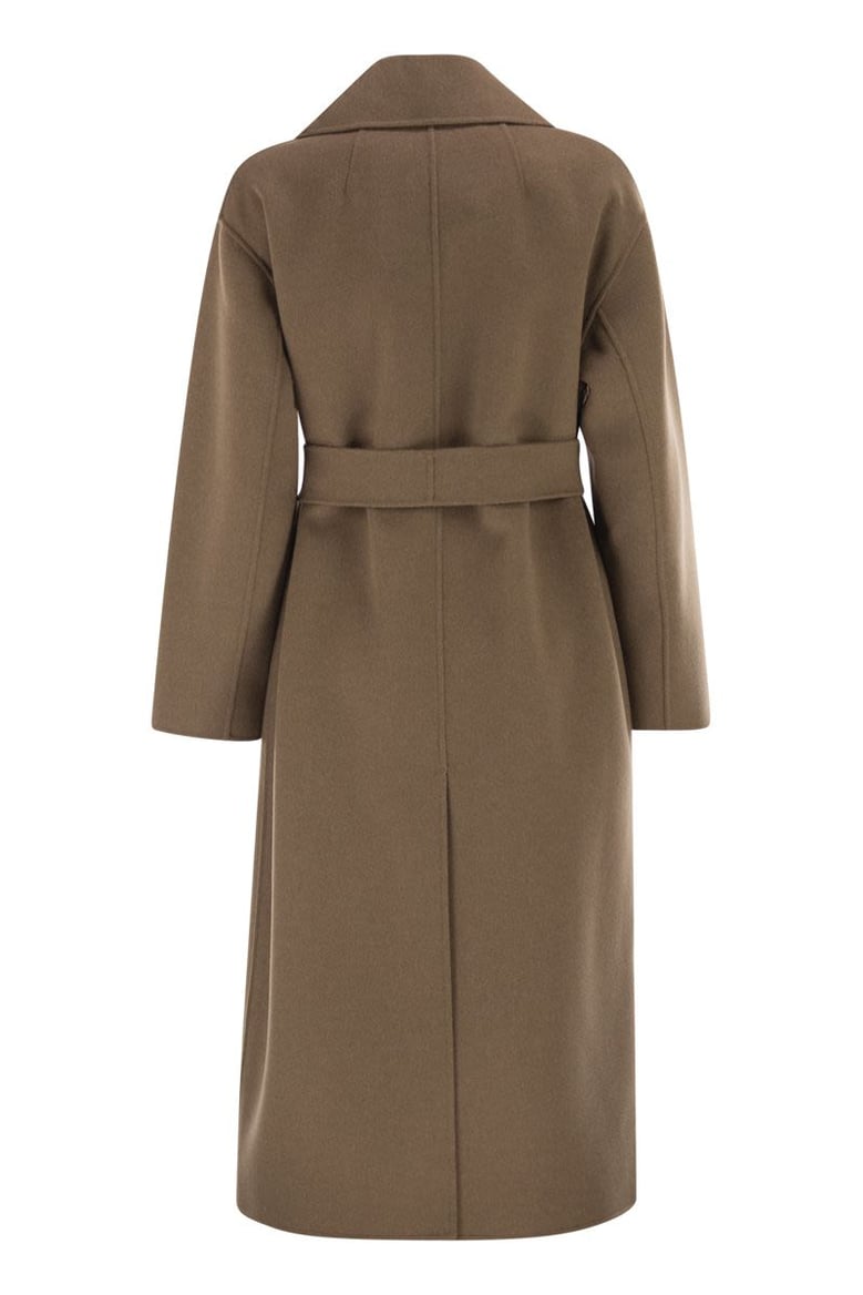 smmhobby - long wool drape coat by Selfnex