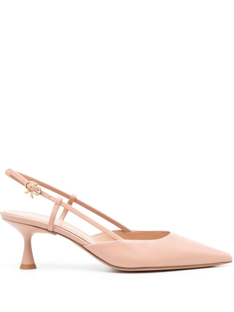 nude leather decollete by Selfnex