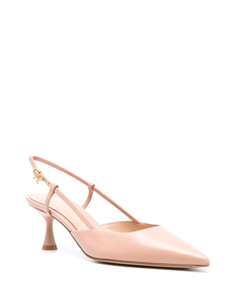 nude leather decollete by Selfnex