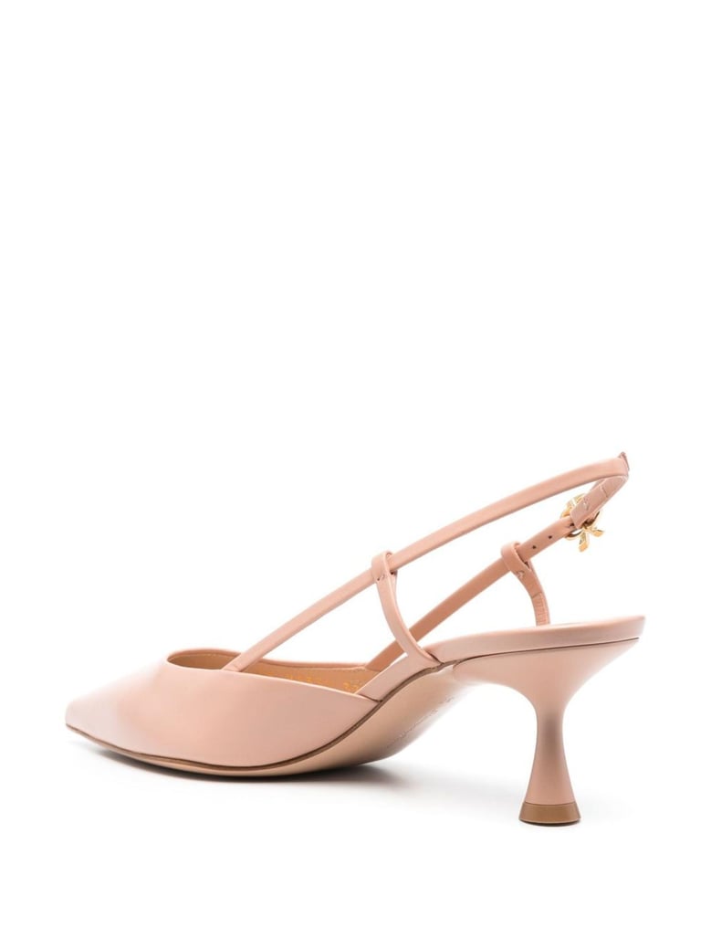 nude leather decollete by Selfnex
