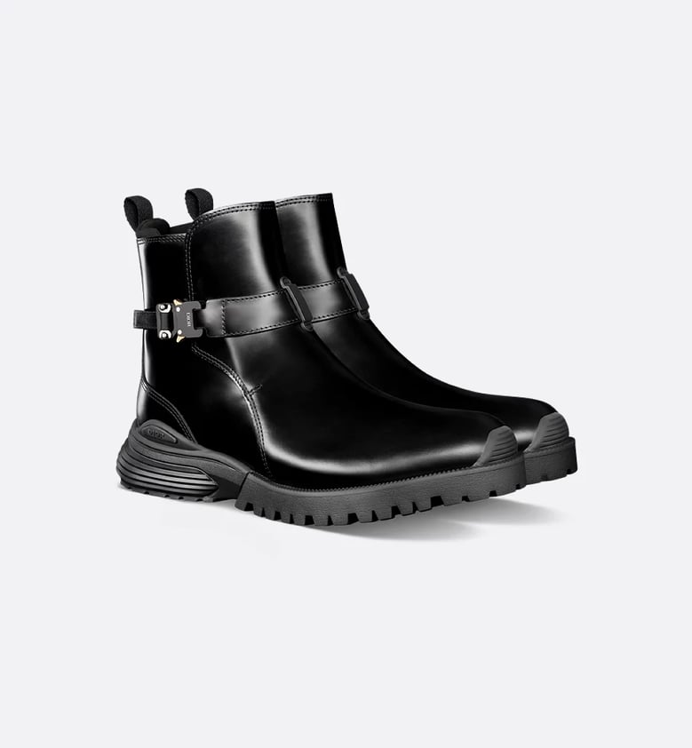 black leather boots by Selfnex