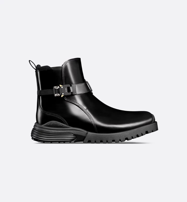 black leather boots by Selfnex
