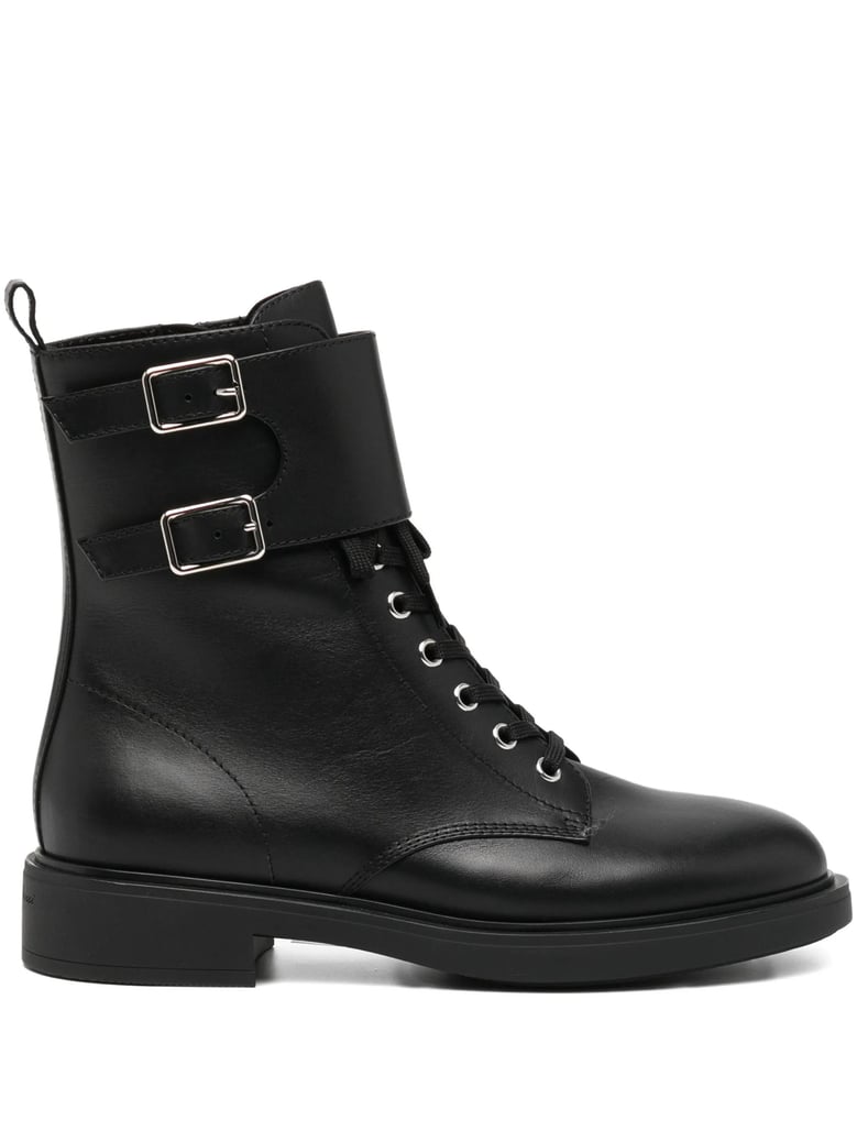 black calf leather boot by Selfnex