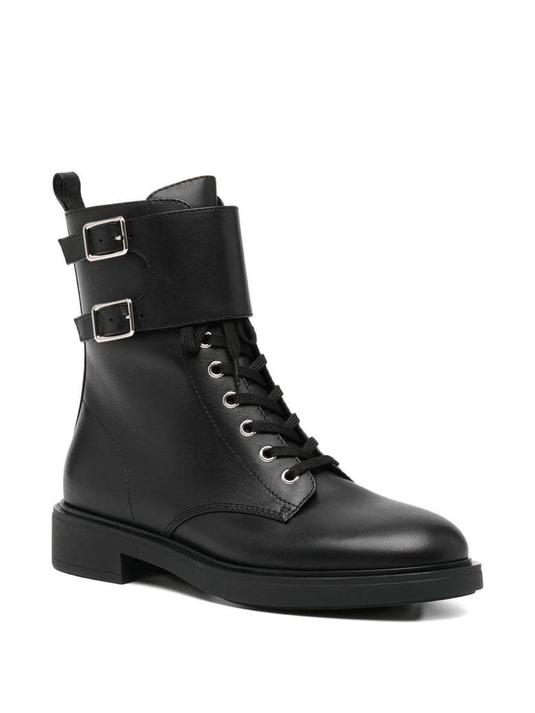black calf leather boot by Selfnex