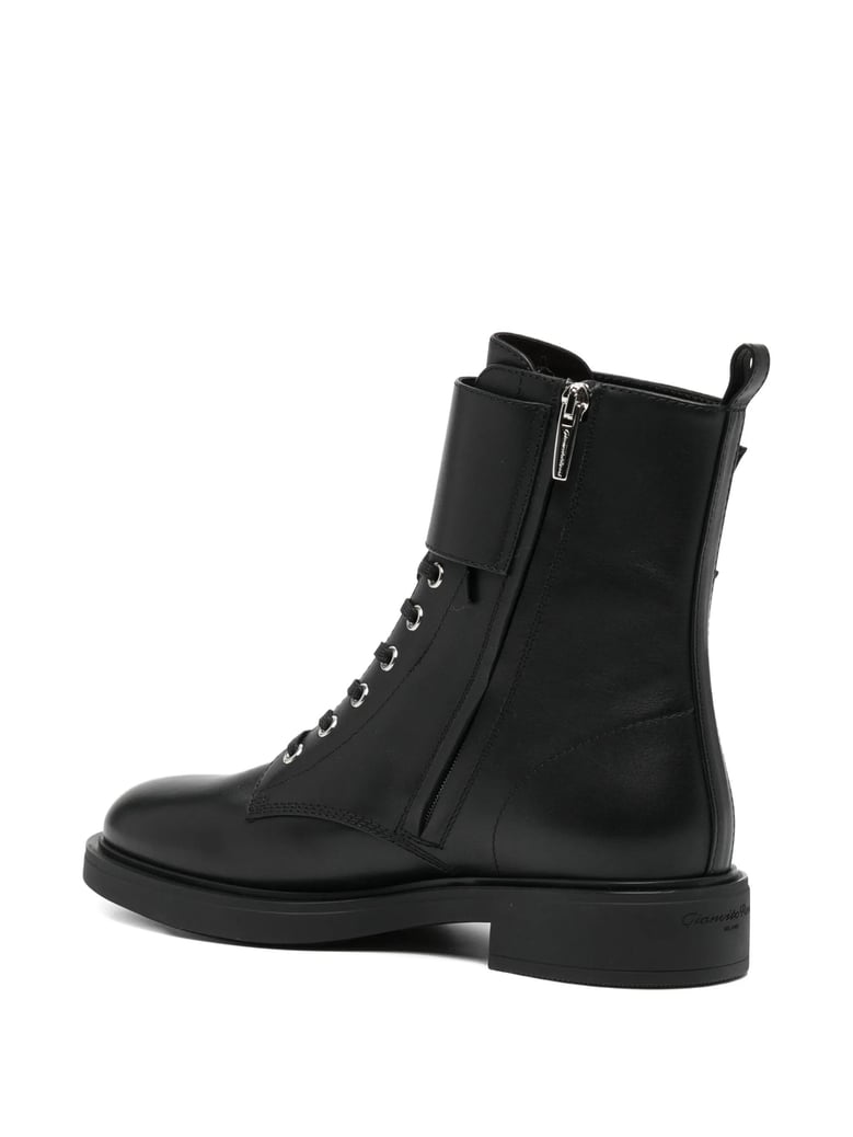 black calf leather boot by Selfnex