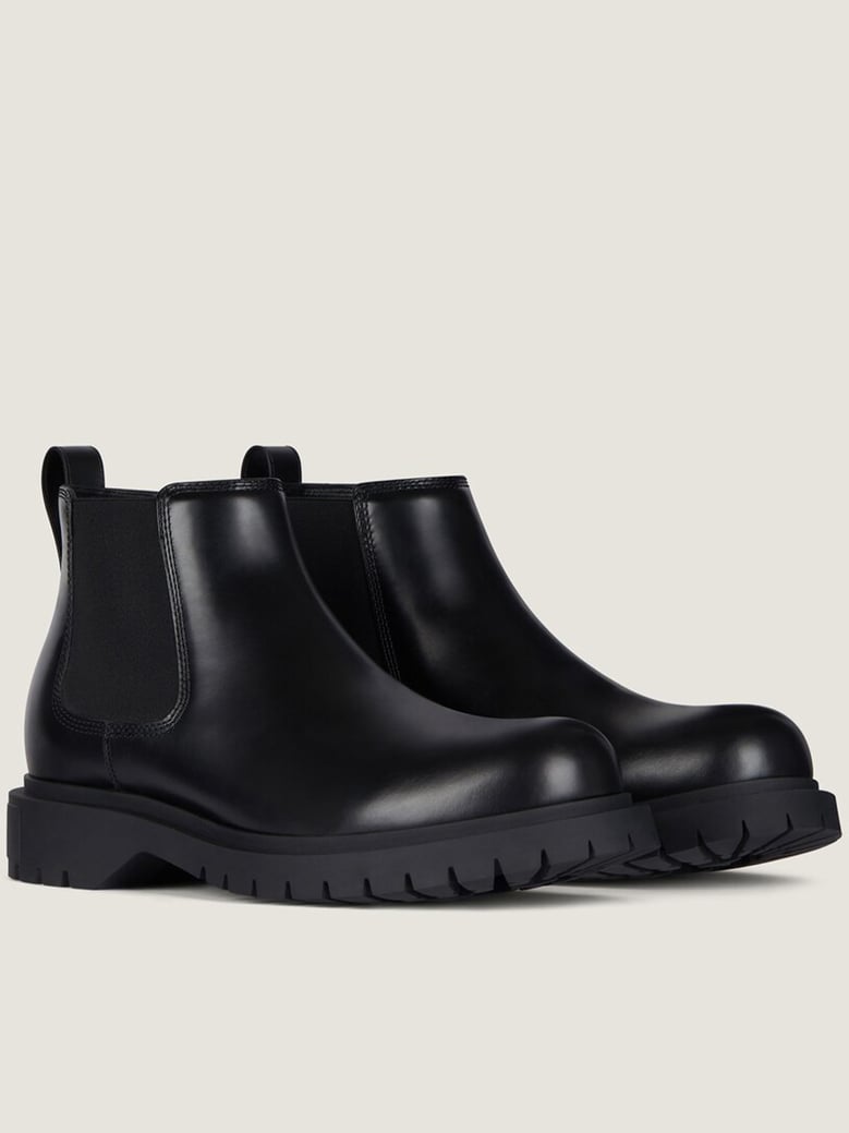 black leather boot by Selfnex