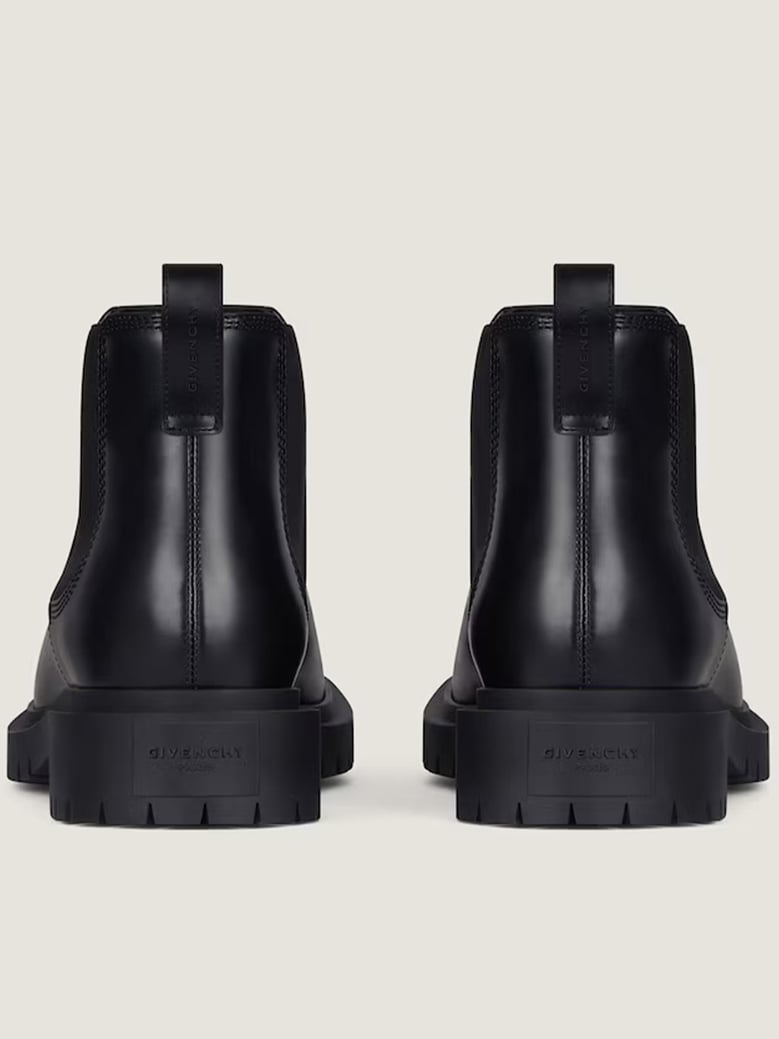 black leather boot by Selfnex
