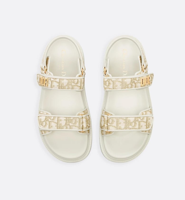 metallic leather sandal by Selfnex
