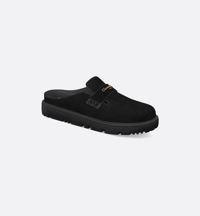 black leather sandal by Selfnex