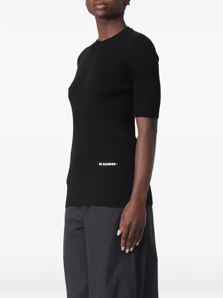 black cotton sweater by Selfnex