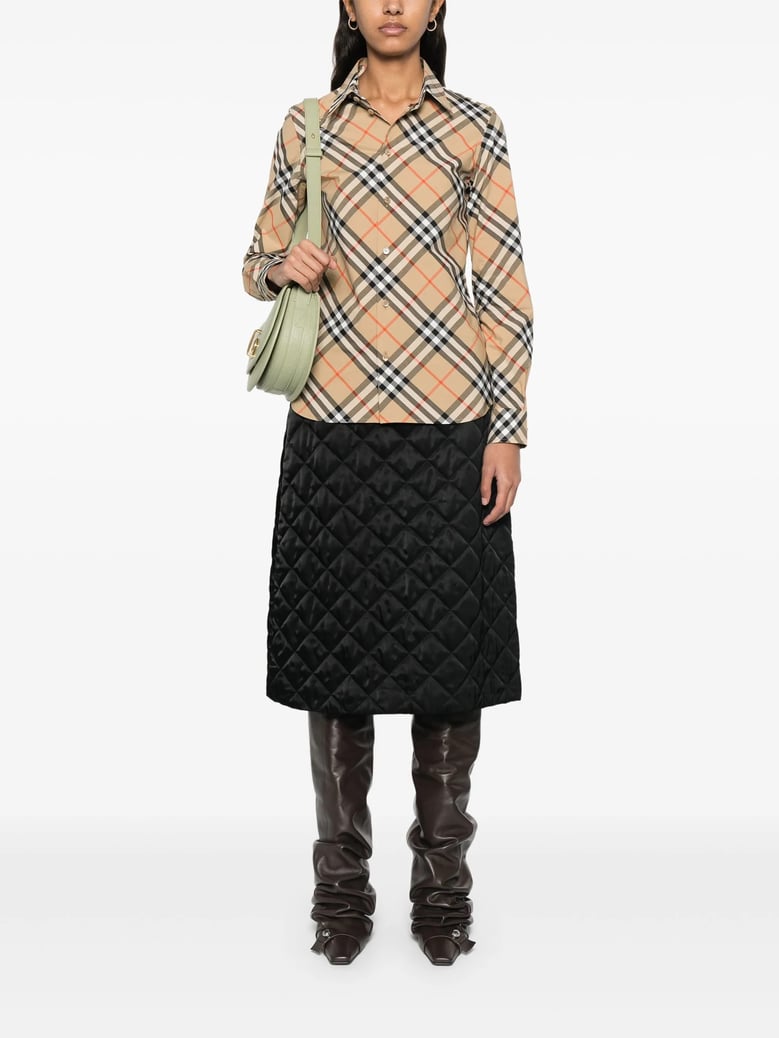 multicolour cotton plaid shirt by Selfnex