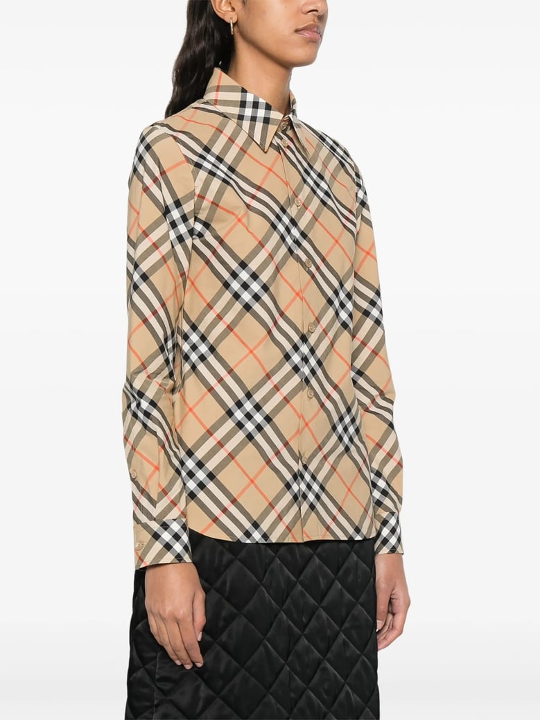 multicolour cotton plaid shirt by Selfnex