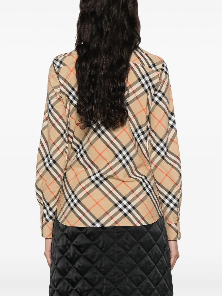 multicolour cotton plaid shirt by Selfnex