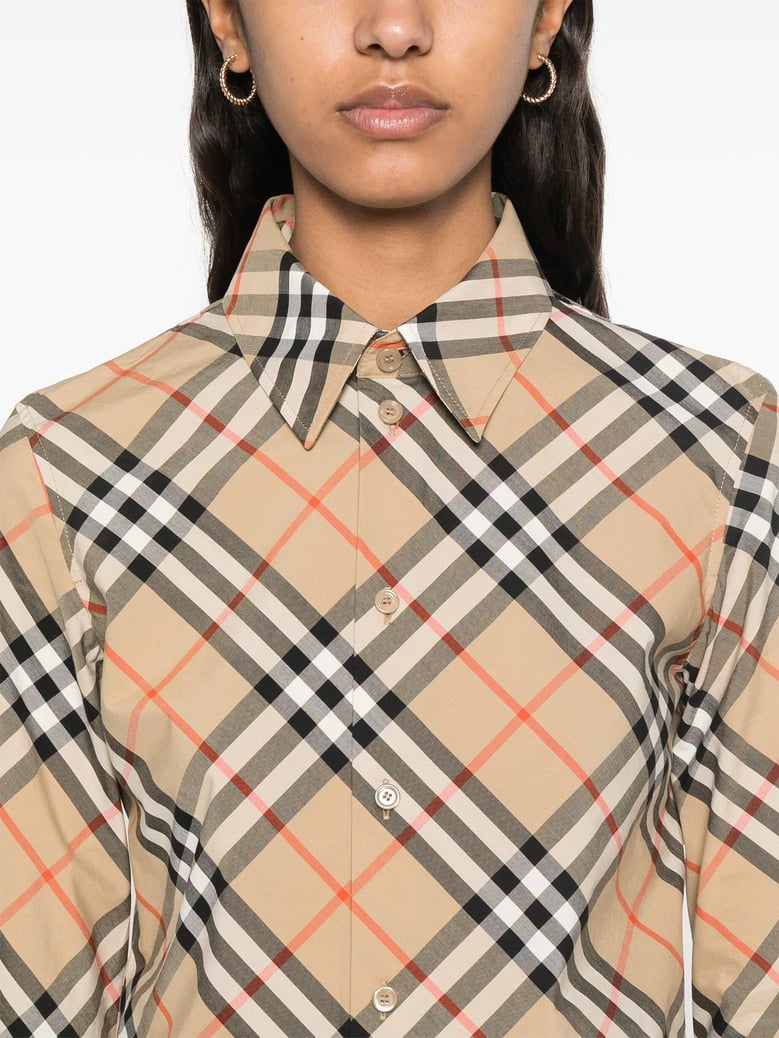 multicolour cotton plaid shirt by Selfnex