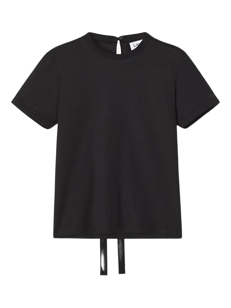black cotton t-shirt by Selfnex