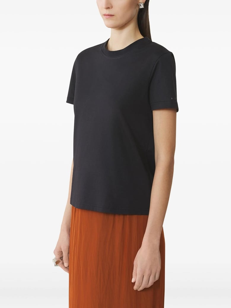 black cotton t-shirt by Selfnex