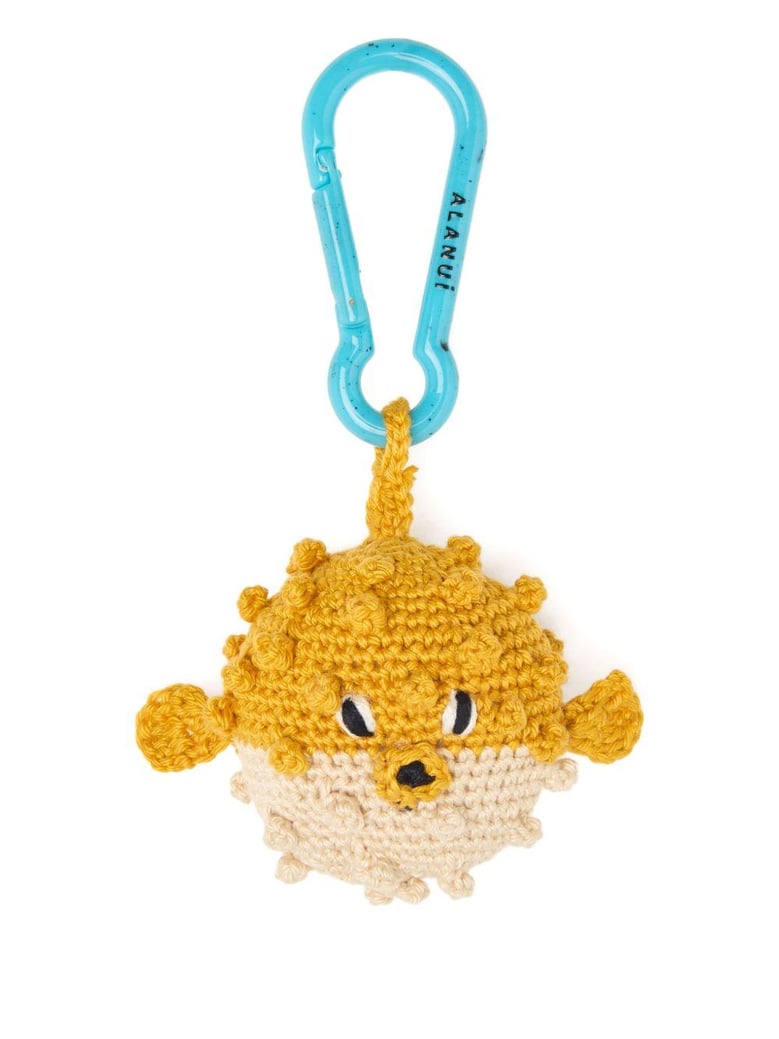 puffer fish crochet keyring by Selfnex