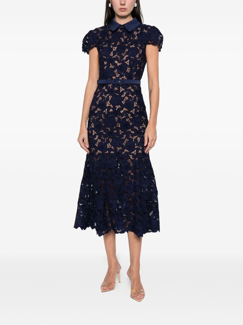 lace midi dress by Selfnex