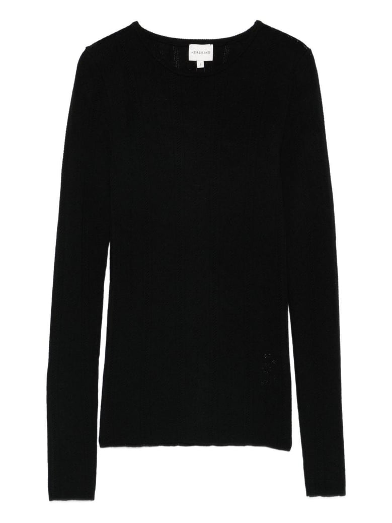 wool crewneck sweater by Selfnex