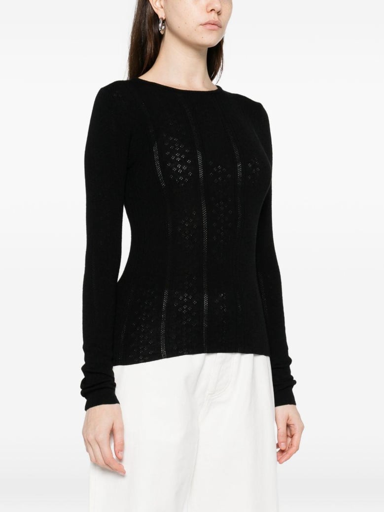 wool crewneck sweater by Selfnex
