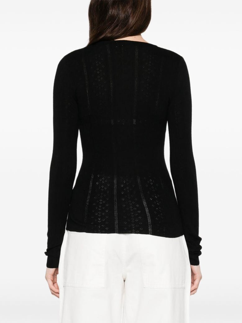 wool crewneck sweater by Selfnex