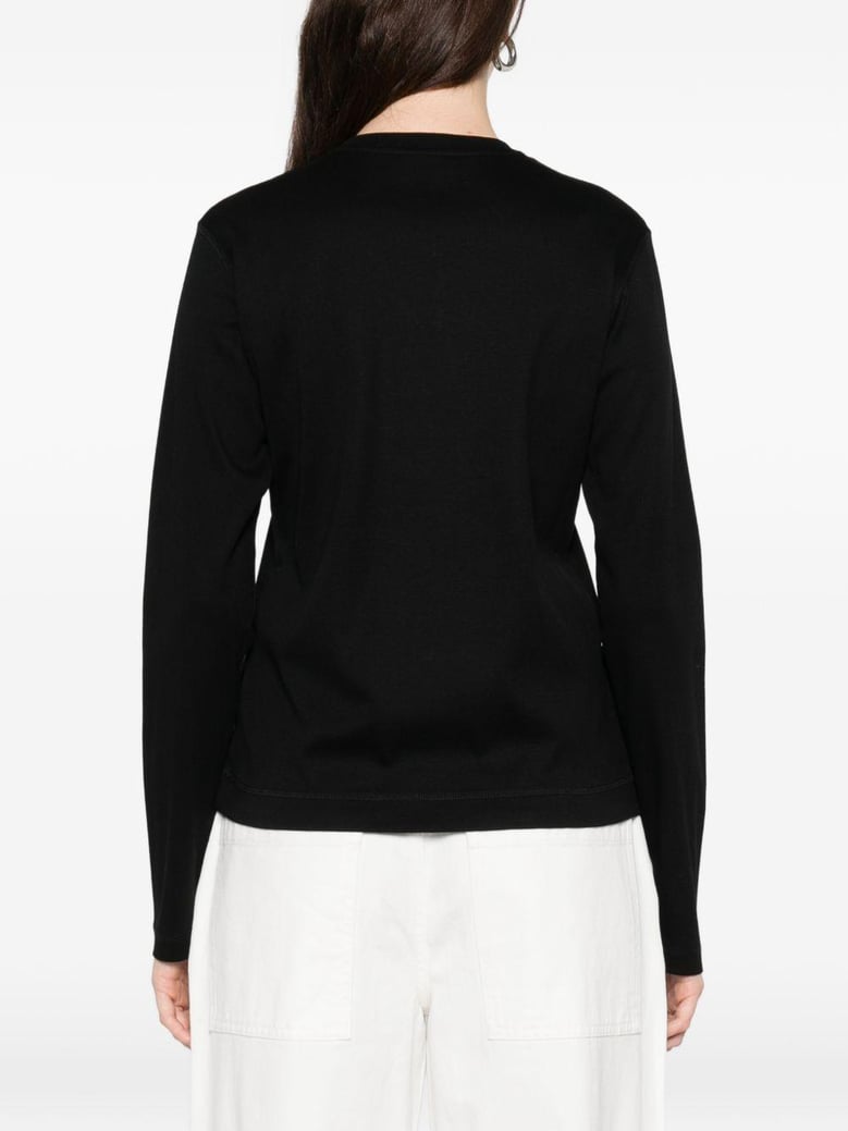 cotton crewneck sweater by Selfnex