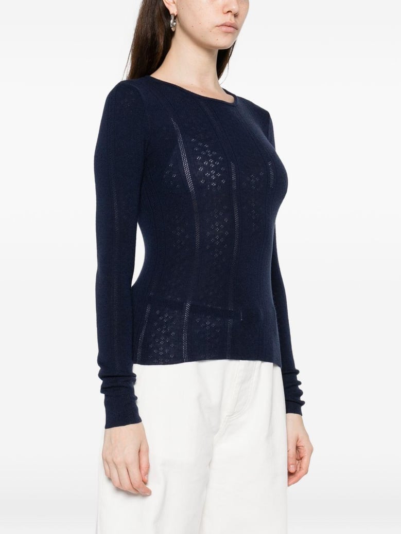 wool crewneck sweater by Selfnex