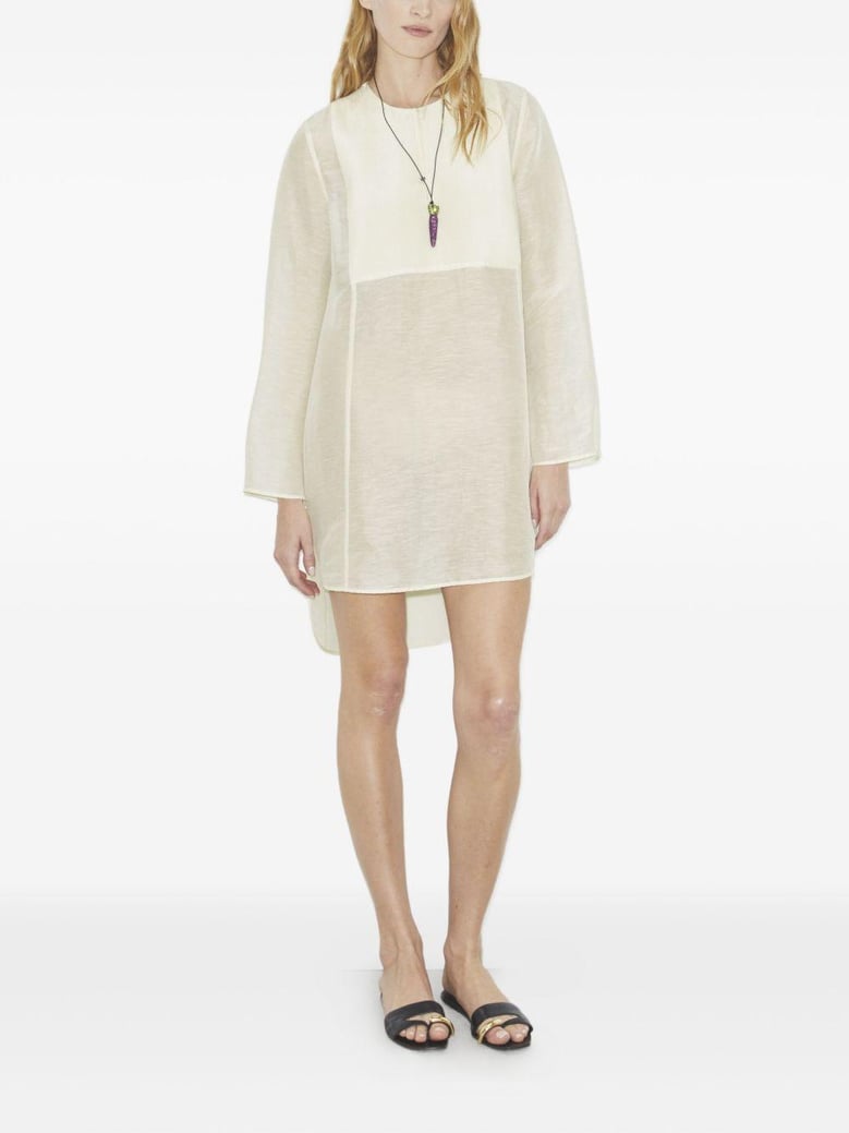 linen and silk tunic by Selfnex