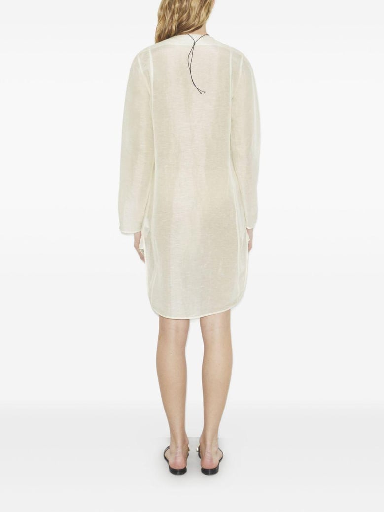 linen and silk tunic by Selfnex