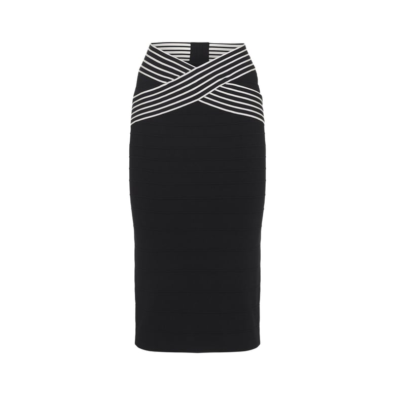black knitted skirt by Selfnex