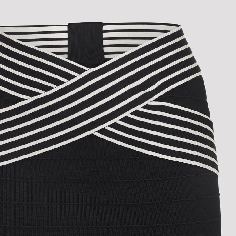 black knitted skirt by Selfnex
