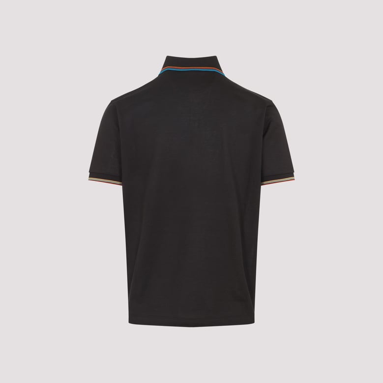 mud brown cotton str detail polo shirt by Selfnex
