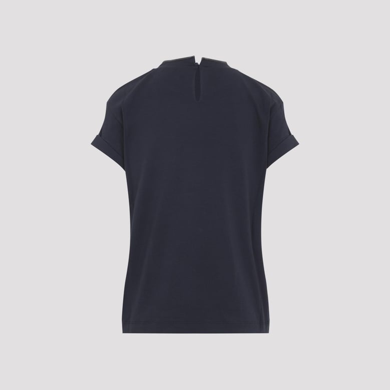 dark blue cotton t-shirt by Selfnex