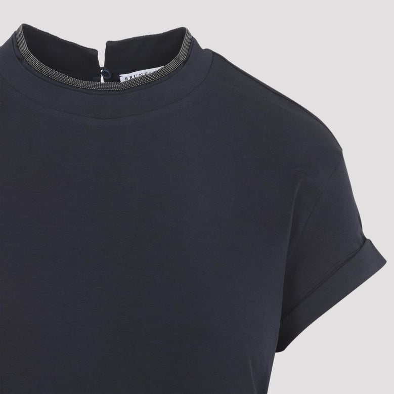 dark blue cotton t-shirt by Selfnex