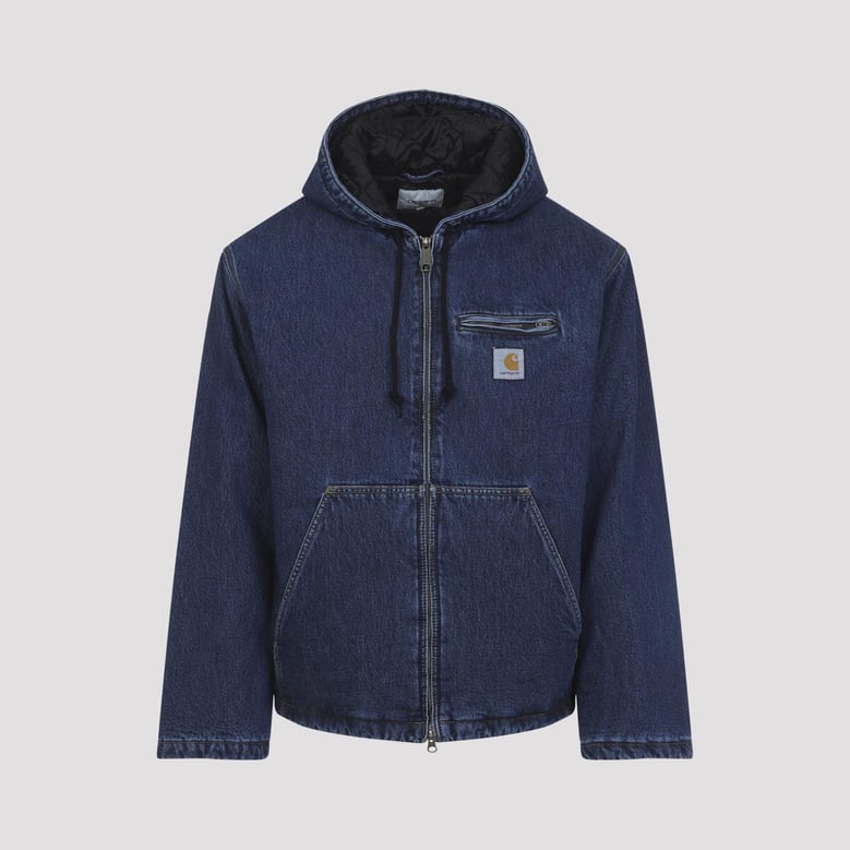 blue cotton cleveland jacket by Selfnex