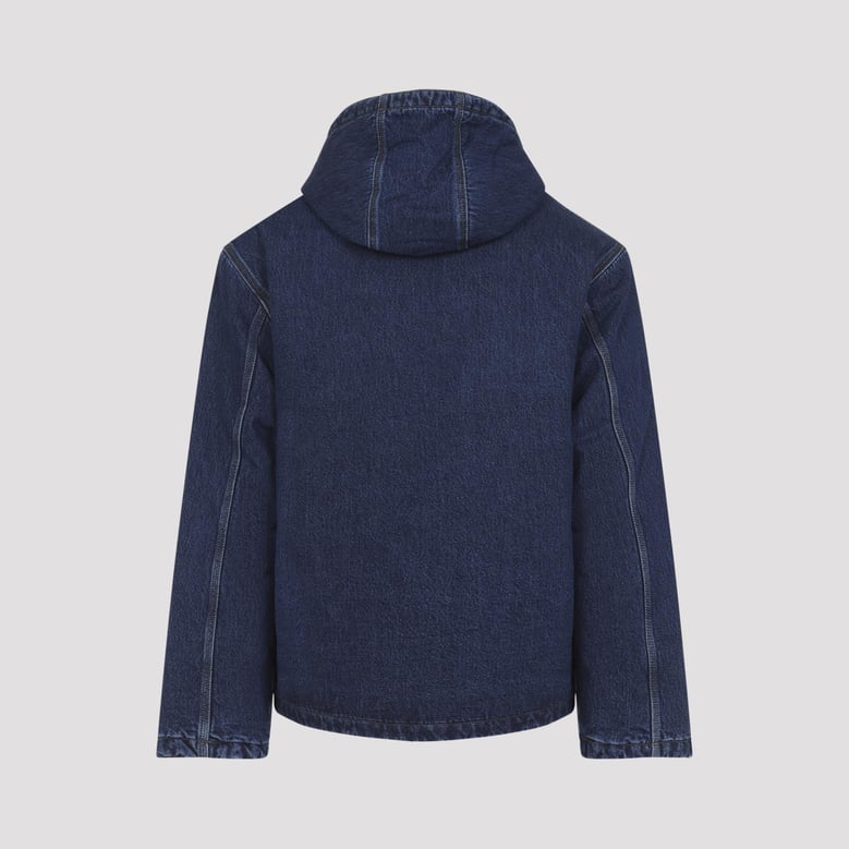 blue cotton cleveland jacket by Selfnex
