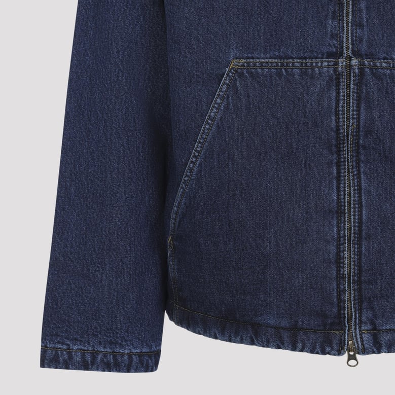 blue cotton cleveland jacket by Selfnex