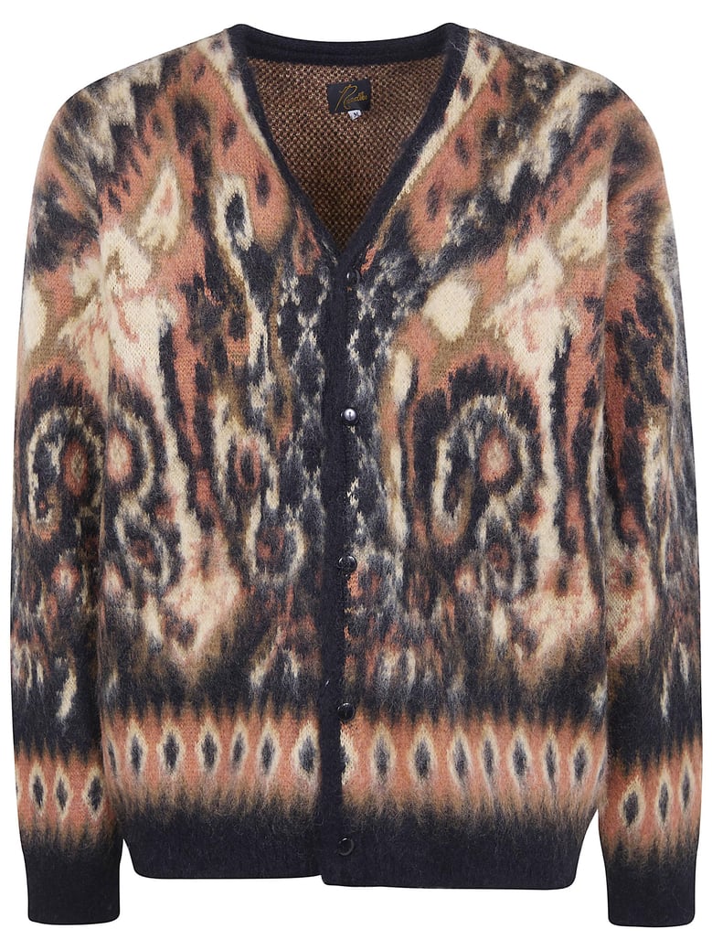 mohair paisley cardigan by Selfnex