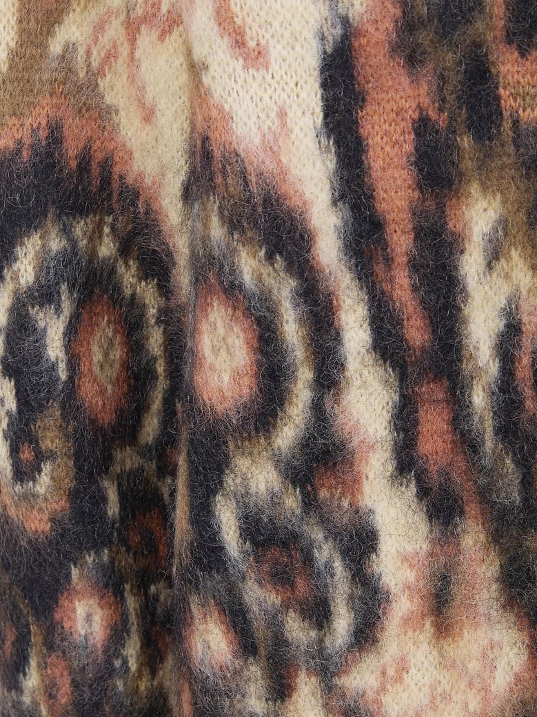 mohair paisley cardigan by Selfnex
