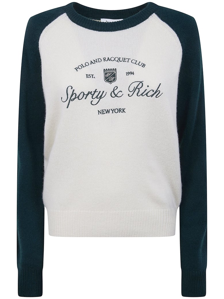 syracuse cashmere baseball sweater by Selfnex