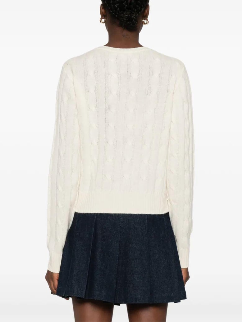 src cableknit cashmere cardigan by Selfnex