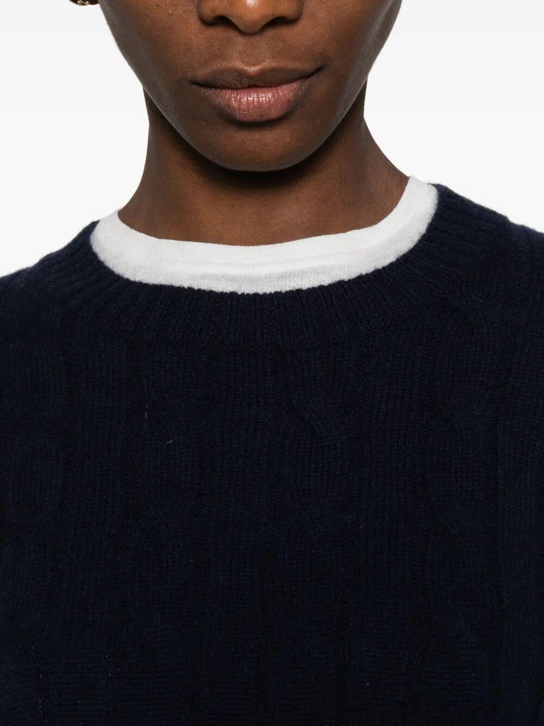 src cableknit cashmere sweater by Selfnex
