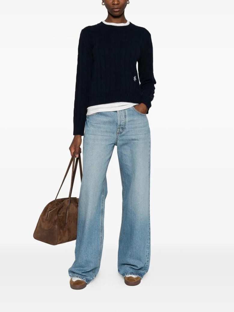 src cableknit cashmere sweater by Selfnex